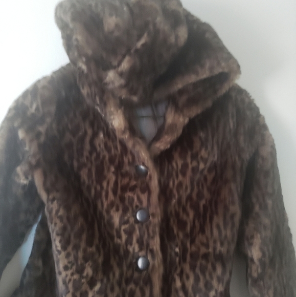 HP. Free People Leopard Print Peplum Coat - Picture 9 of 16